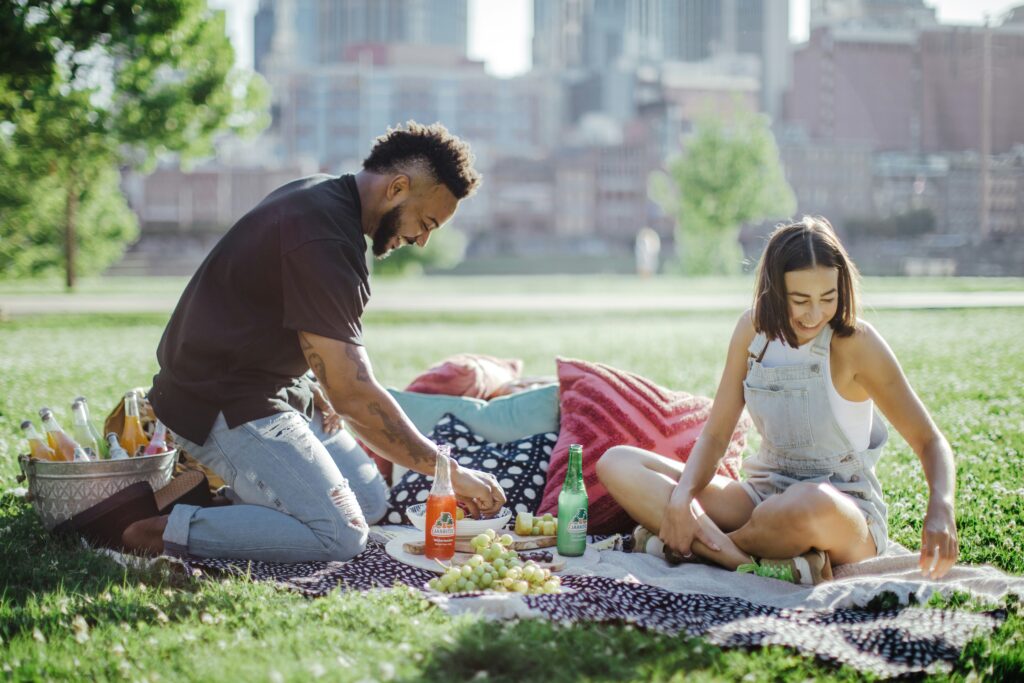 Picnic in Alster lakes